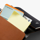 Bellroy caramel notebook cover with sleek leather design and minimalist style, perfect for protecting and carrying your journal or planner.