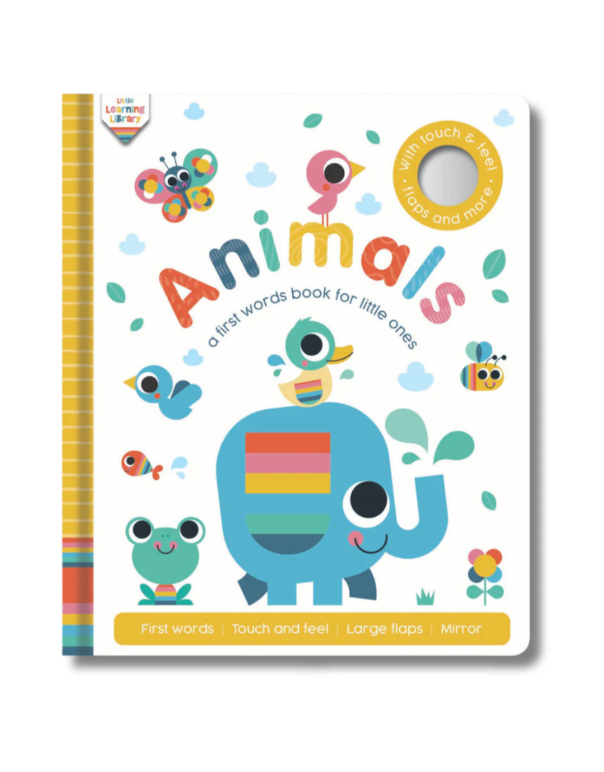 Brumby Sunstate Little Learning Library Animals set featuring colorful animal illustrations for early learning and reading.