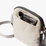 Bellroy City Pouch in Saltbush color, compact bag with multiple compartments and a sleek design for everyday organization.