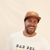 Banabae Rad Dad Cord Cap in tan fabric, featuring a classic curved brim and adjustable strap for a casual, stylish look.