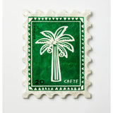 Jones & Co Sunroom Palm Wall Decor stamp featuring a detailed palm leaf design for tropical-themed interior accents.