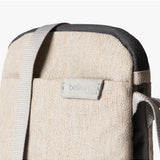 Bellroy City Pouch in Saltbush color, compact bag with multiple compartments, made from durable fabric for everyday organization.