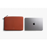 Bellroy Lite 14-inch Clay laptop sleeve with sleek design and padded interior for protecting a 14-inch laptop.