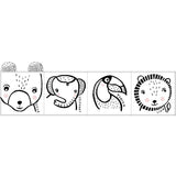 Baby's first soft book titled Wild by Brumby Sunstate, featuring colorful pages and plush fabric for infant sensory play.