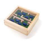 Assorted classic wooden maze games by isAlbi, featuring colorful, handcrafted wooden puzzles for kids and adults.