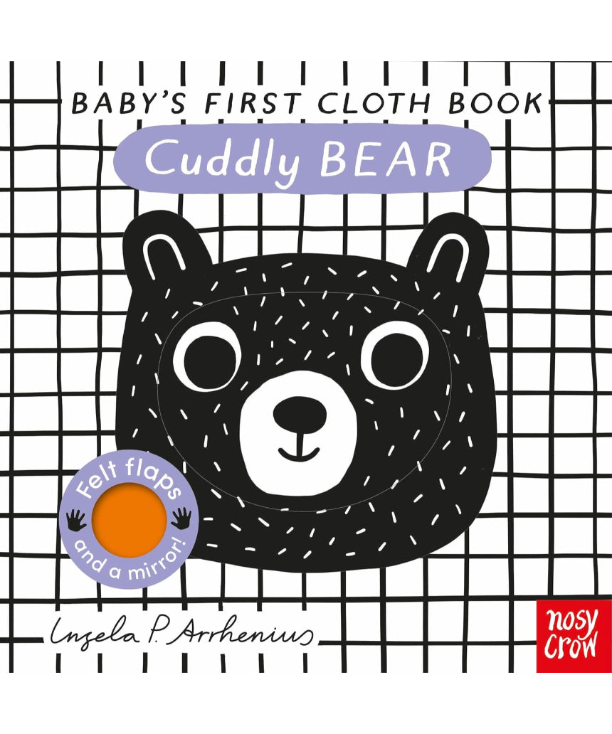Baby's First Cloth Book: Cuddly Bear by Brumby Sunstate featuring soft fabric pages and a cute bear design for infants.