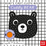 Baby's First Cloth Book: Cuddly Bear by Brumby Sunstate featuring soft fabric pages and a cute bear design for infants.