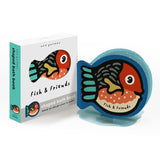 Colorful Fish and Friends bath book by Brumby Sunstate featuring aquatic illustrations for children’s bath time fun.