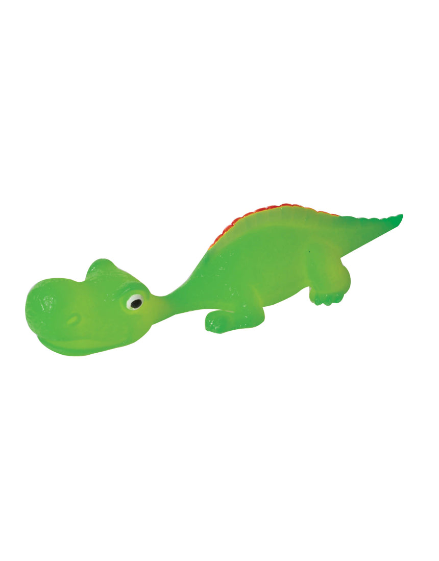 Colorful dinosaur slingshot set with two assorted toy slingshots from isAlbi, featuring fun dinosaur designs and durable rubber bands.