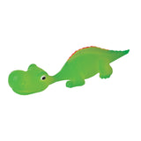 Colorful dinosaur slingshot set with two assorted toy slingshots from isAlbi, featuring fun dinosaur designs and durable rubber bands.