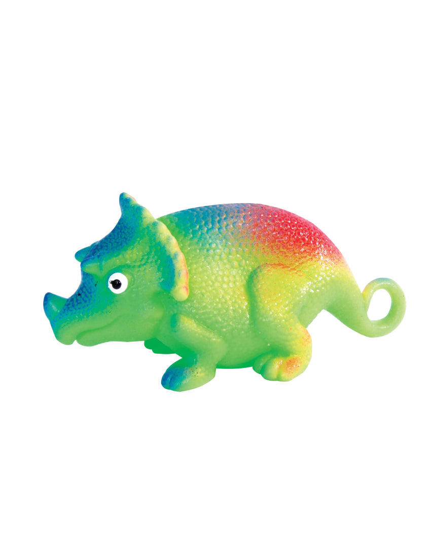 Colorful dinosaur-shaped balloon balls by isAlbi, showing assorted designs and vibrant colors for children's play.