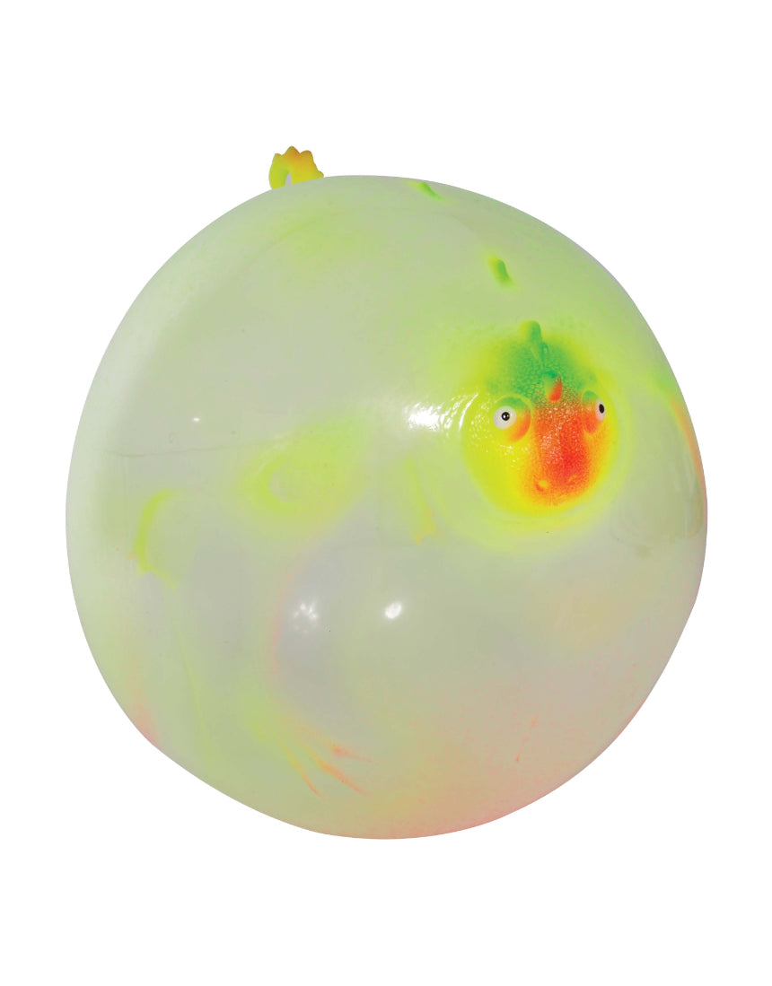 Colorful dinosaur-shaped balloon balls toy by isAlbi, featuring various vibrant dinosaur designs for kids' play.