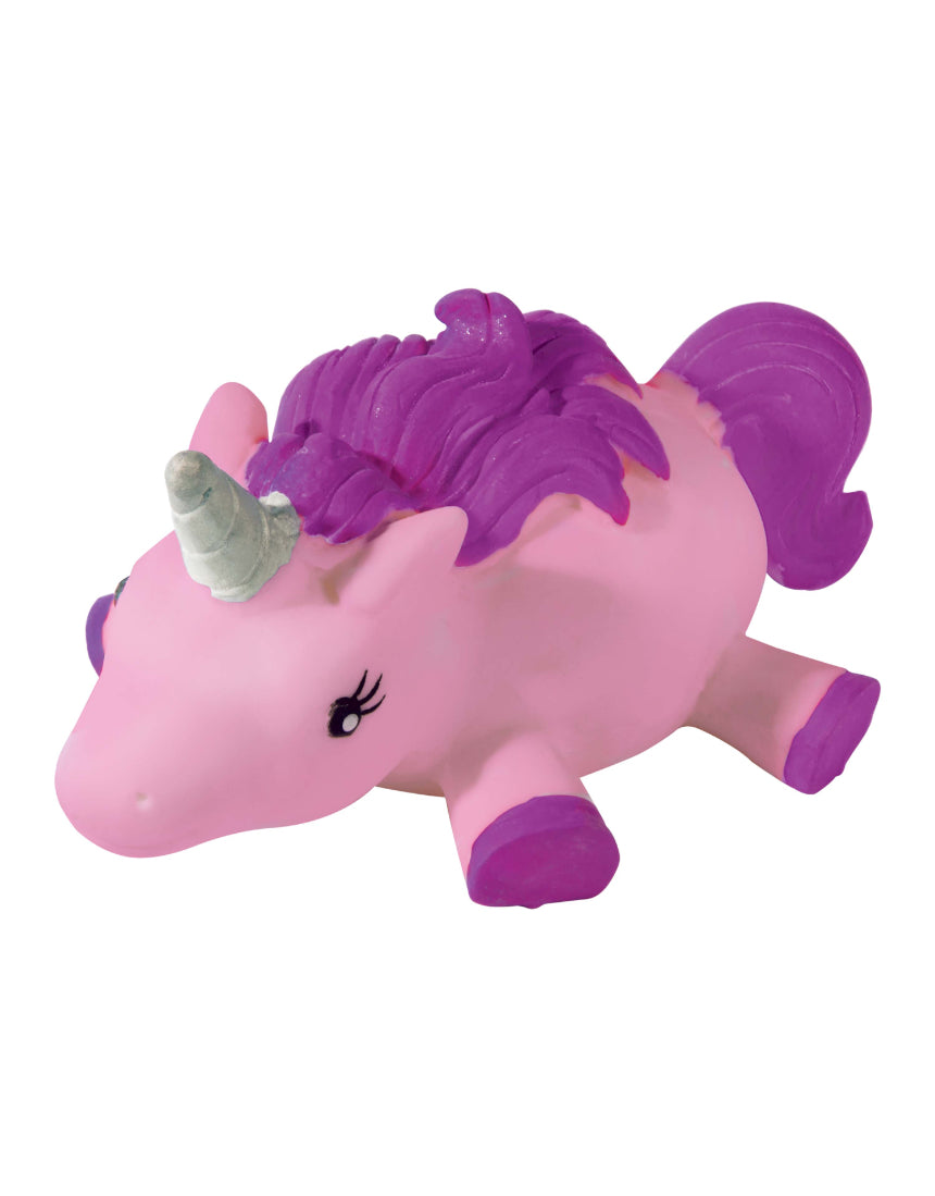 Colorful assortment of unicorn-shaped balloon balls from isAlbi, playful toy for children featuring vibrant, whimsical designs.
