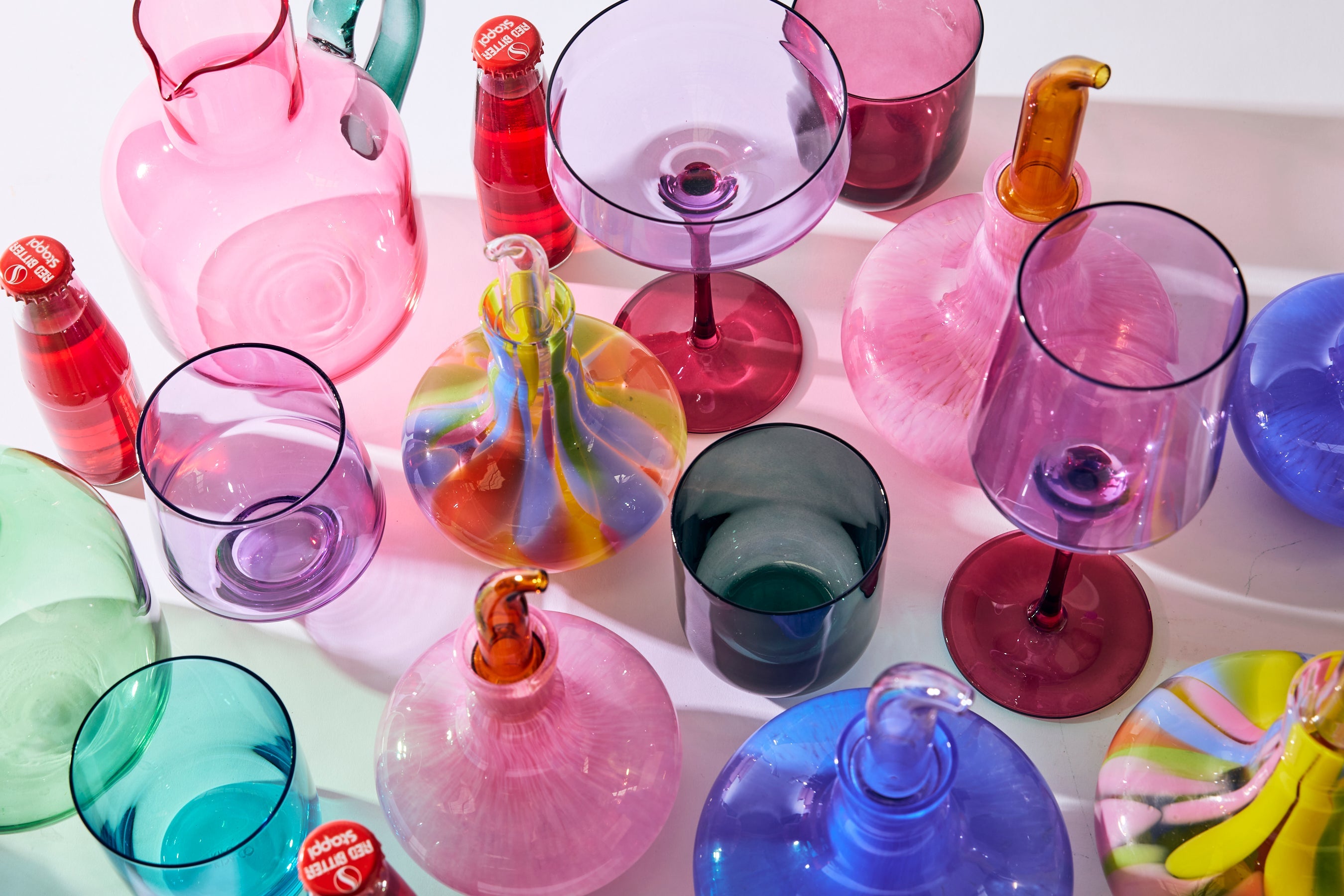 Kip & Co Isle Of Pink Carafe & Glass