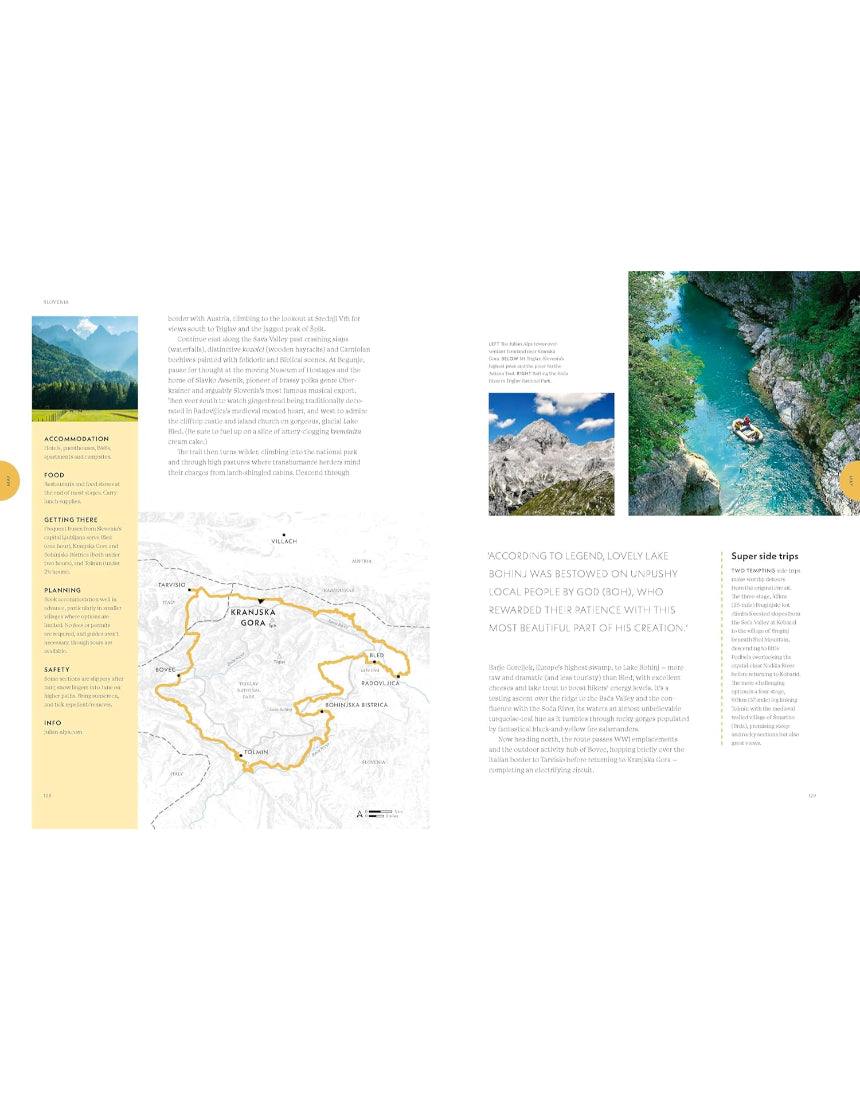Brumby Sunstate Lonely Planet Where To Go When hiking guidebook, outdoor scenery with mountain trail and lush greenery