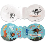 Colorful Fish and Friends bath book by Brumby Sunstate featuring underwater sea creatures for children's bath time fun.