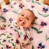 Kip & Co Pretty Pansy Organic Cotton Snuggle Blanket