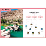 Brumby Sunstate Lonely Planet hiking guidebook open to scenic mountain trail pages with maps and photos.