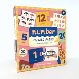 Lauren Sissons Studio Number Puzzle Pairs featuring colorful numbered tiles arranged in a creative pattern.