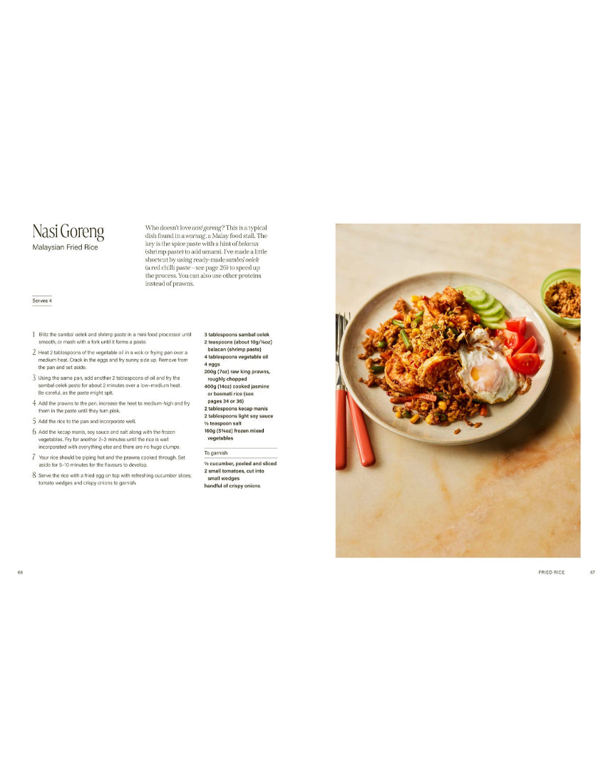 Cooked rice in a bowl, showcasing Malaysian and international rice recipes from Brumby Sunstate.