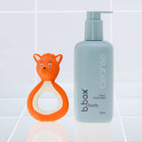 Mizzie the Kangaroo Baby's First Bath Set with plush toy, gentle soap, and towel for infants, featuring Mizzie the Kangaroo branding.