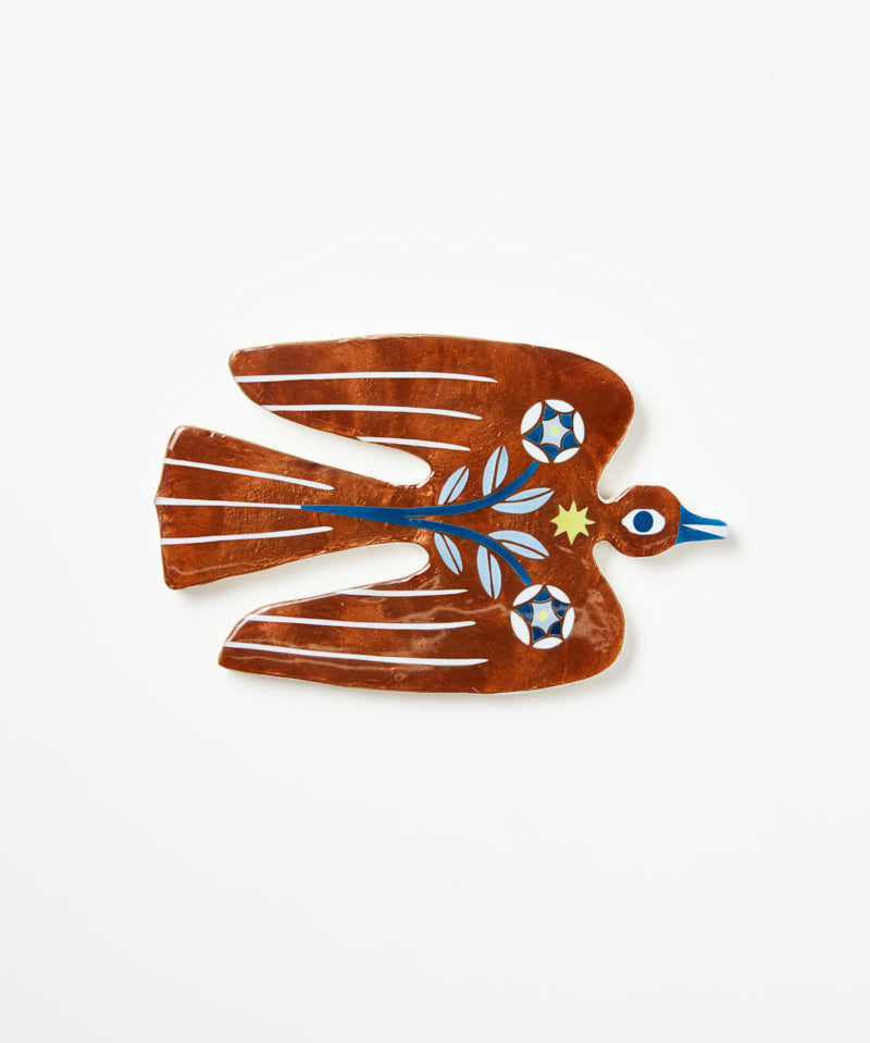 Jones & Co Paloma wall art featuring a brown bird illustration on a neutral background, ideal for decorative wall decor.
