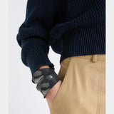 Elk Illsta Cuff Bright Navy bracelet featuring a sleek navy blue design with silver accents, stylish and adjustable.