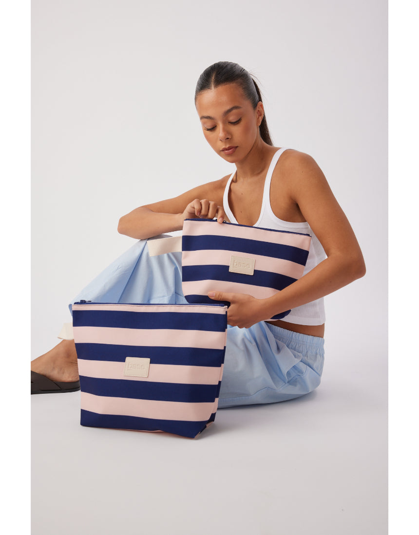 Large Regatta Stripe Wet Base from Base, featuring a colorful striped design and durable construction for water activities.