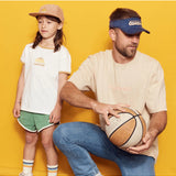 Banabae Super Star Coach Visor with wide brim and adjustable strap, black sports visor for outdoor activities and coaching.
