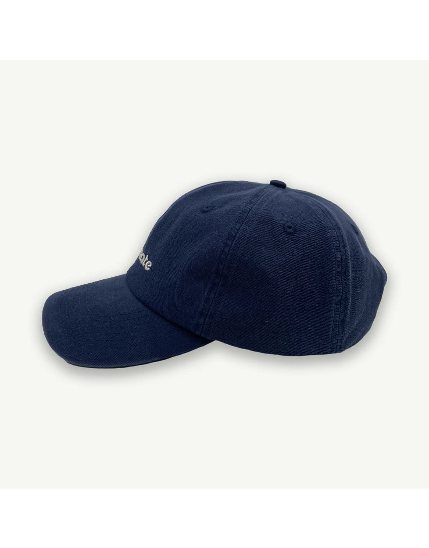 Banabae Old Mate washed navy baseball cap with adjustable strap and curved brim, casual headwear for outdoor wear.