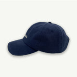 Banabae Old Mate washed navy baseball cap with adjustable strap and curved brim, casual headwear for outdoor wear.