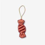 Beaded Bon Bon Rust Christmas Decoration by Bonnie and Neil featuring colorful beads on a festive ornament.