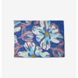 Dutch Floral Blue bath mat by Bonnie and Neil featuring a vibrant floral pattern, designed for bathroom decor and comfort.
