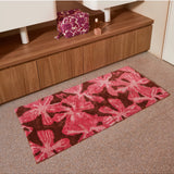 Pink cotton bath mat by Bonnie and Neil with a soft, plush texture, perfect for adding comfort to your bathroom.