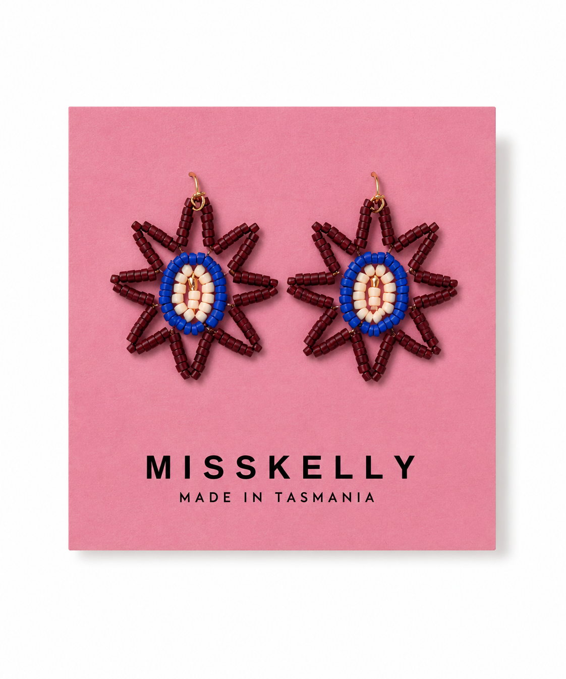 Miss Kelly Heidi small spiky earrings featuring metallic spikes and hoop design, stylish jewelry for a bold look.