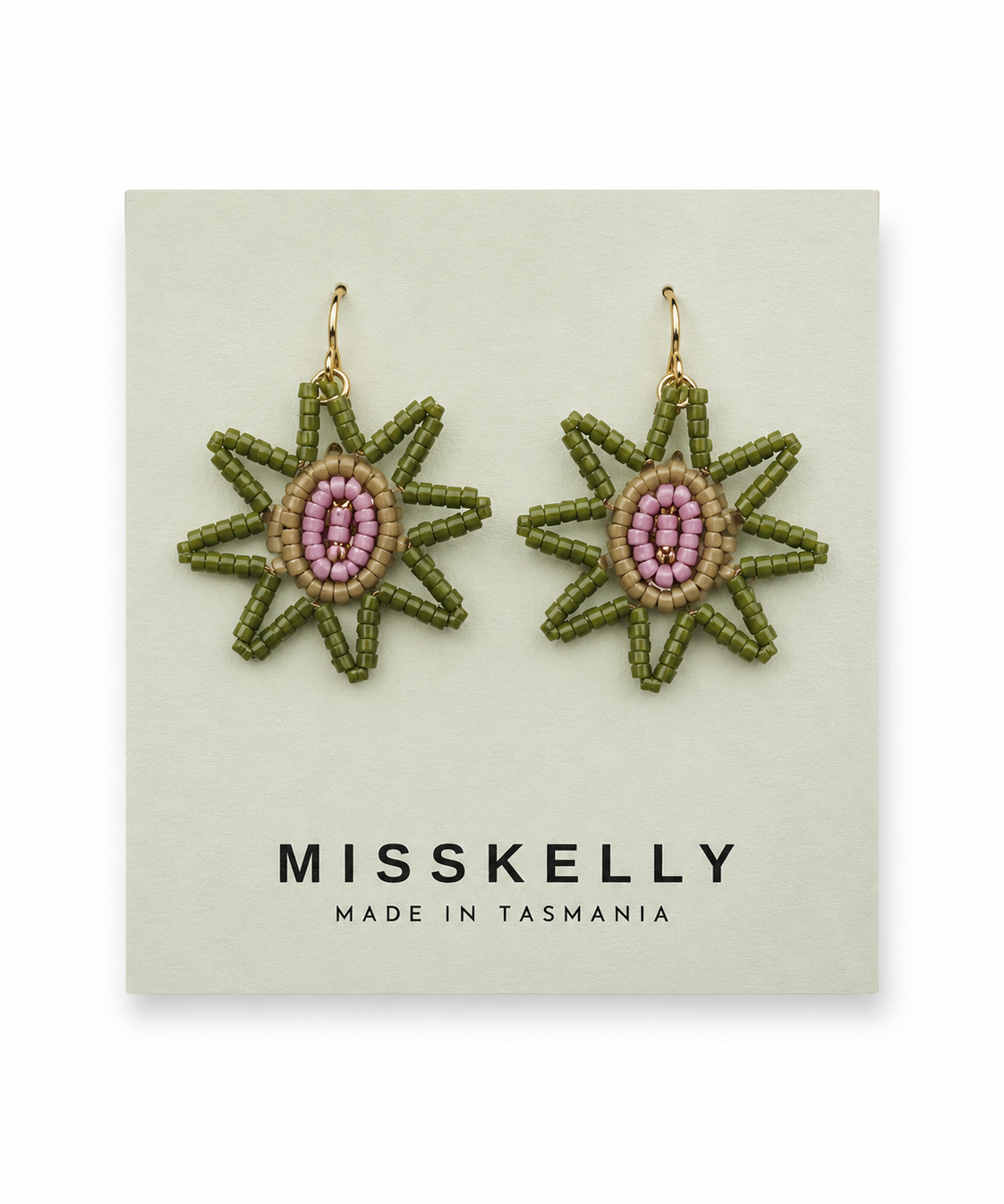 Miss Kelly Heidi small spikey earrings with gold-tone finish, showcasing a stylish, edgy design for modern fashion.