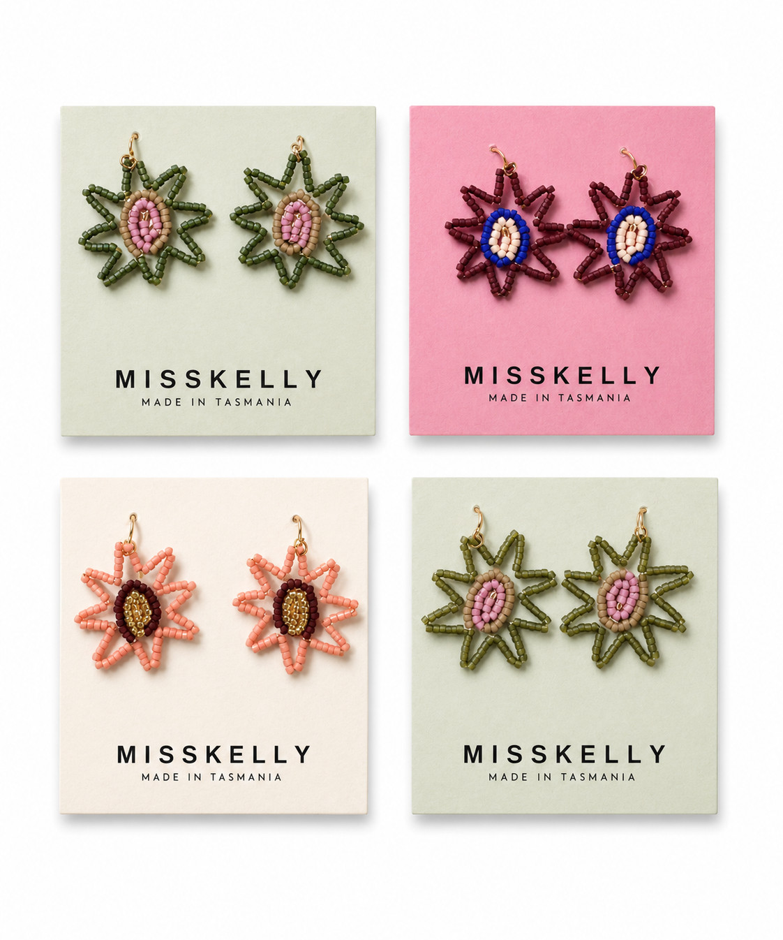 Miss Kelly Heidi small spikey earrings featuring silver-tone metal spikes on a sleek earring design.