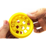 Customizable Suck UK cookie stamp with engraved design for stamping cookie dough or fondant.