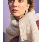 Elk Agna pattern sweater in ecru, featuring a cozy knit design and intricate pattern, perfect for casual wear.