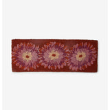 Pink Dahlia long door mat by Bonnie and Neil, featuring vibrant floral design, perfect for indoor or outdoor entryways.