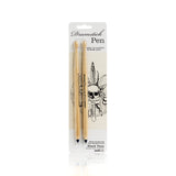 Black drumstick-shaped pen by Suck UK, featuring a realistic design and smooth writing tip.