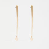 Gold Elk Kyna Earring featuring sleek, modern design with smooth curves and a polished finish, perfect for elegant accessories.