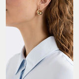 Gold Elk Aisem Mini Hoop Earring showing a small, stylish hoop with a smooth finish on a plain background.