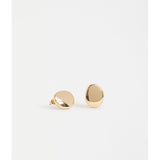 Gold Elk Atur Mini Stud Earring featuring a simple, elegant design crafted by ELK The Label.