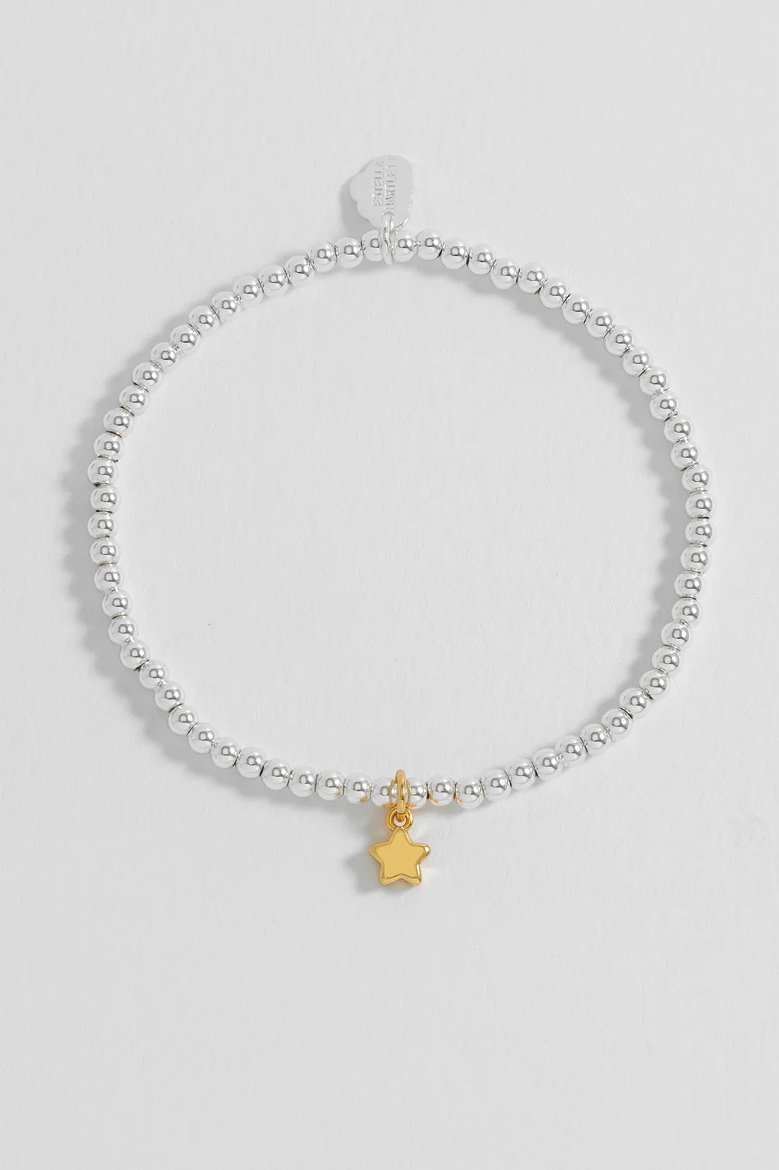 Estella Bartlett puffed star Sienna bracelet with gold-tone finish, featuring a star charm and delicate chain design.