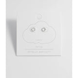 Estella Bartlett CZ circle earrings featuring sparkling cubic zirconia stones on silver-tone hoops.
