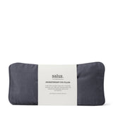 Salus Aromatherapy Eye Pillow in charcoal fabric with soft, plush material designed for relaxation and aromatherapy use.