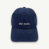Banabae Old Mate washed navy baseball cap with adjustable strap and curved brim, casual men's headwear.
