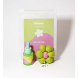 Grace & James Frangipani and Rose felt air freshener with floral fragrance and decorative design.