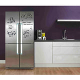 Set of Suck UK fridge fonts magnets with colorful letter and symbol designs on a white background.